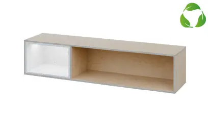 EFE H1832 L horní modul, 2-niky, 390x1800x400, levý, překližka bříza/upcyklovaný plast